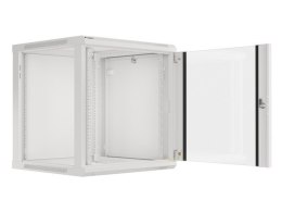 Lanberg Szafa instalacyjna wisząca 19'' 12U 600X600mm szara (drzwi szklane)